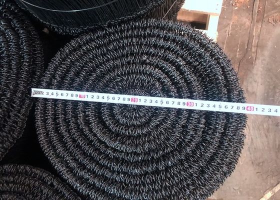 Doppeltes Schleife 12 DWG 1Kg PVC beschichtete schwarzen getemperten Rebar-Draht 